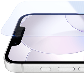 iPhone 17e, Vorderseite mit Ceramic Shield 2, Seite, Weiß, Tasten: Action, Lautstärke