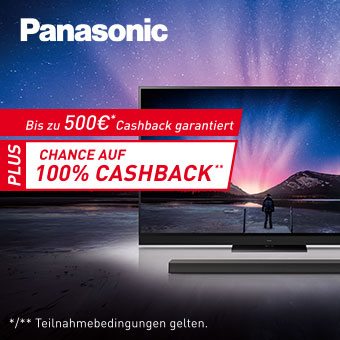 Jetzt mit Panasonic bis zu € 500,- sparen!