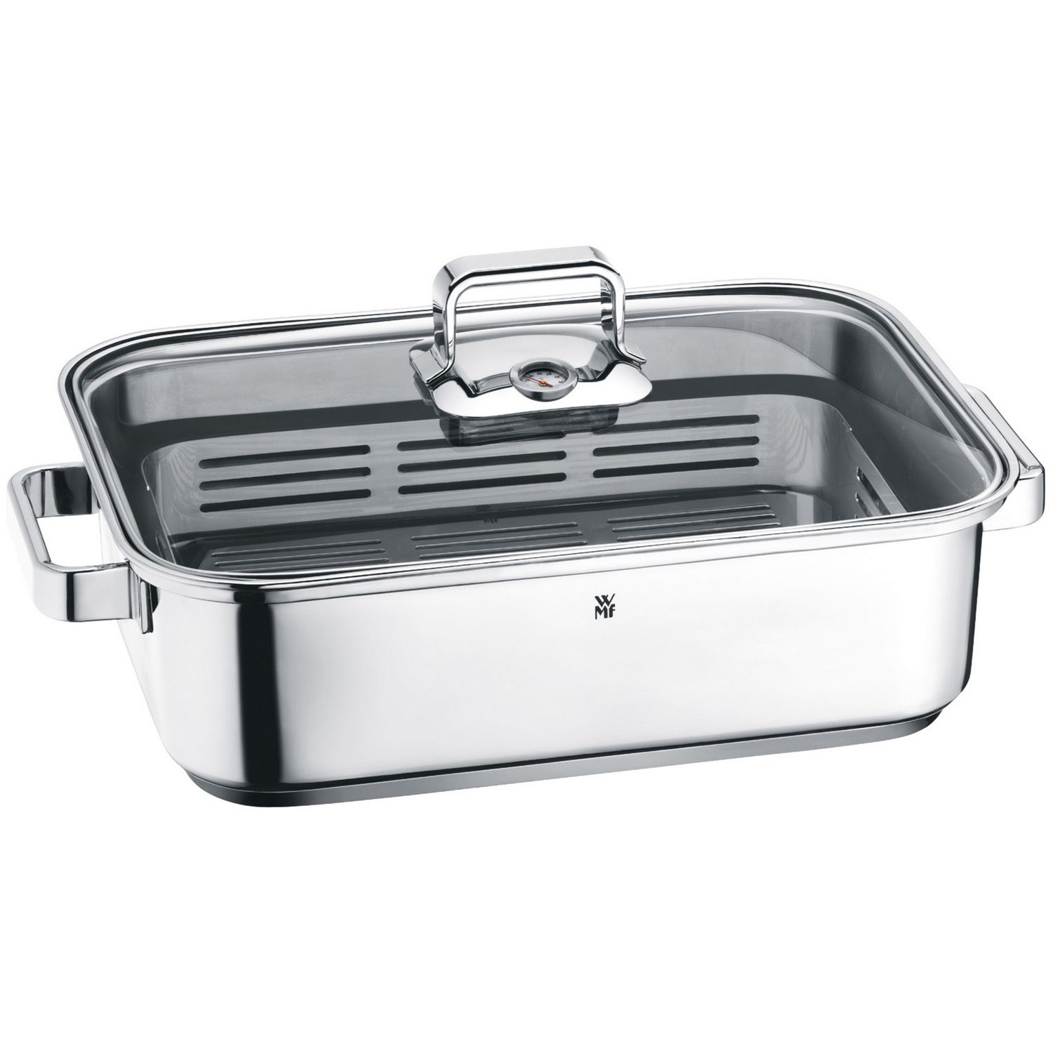 WMF Vitalis Aroma Dampfgarer Bräter Indutkion, 6,5l mit Glasdeckel