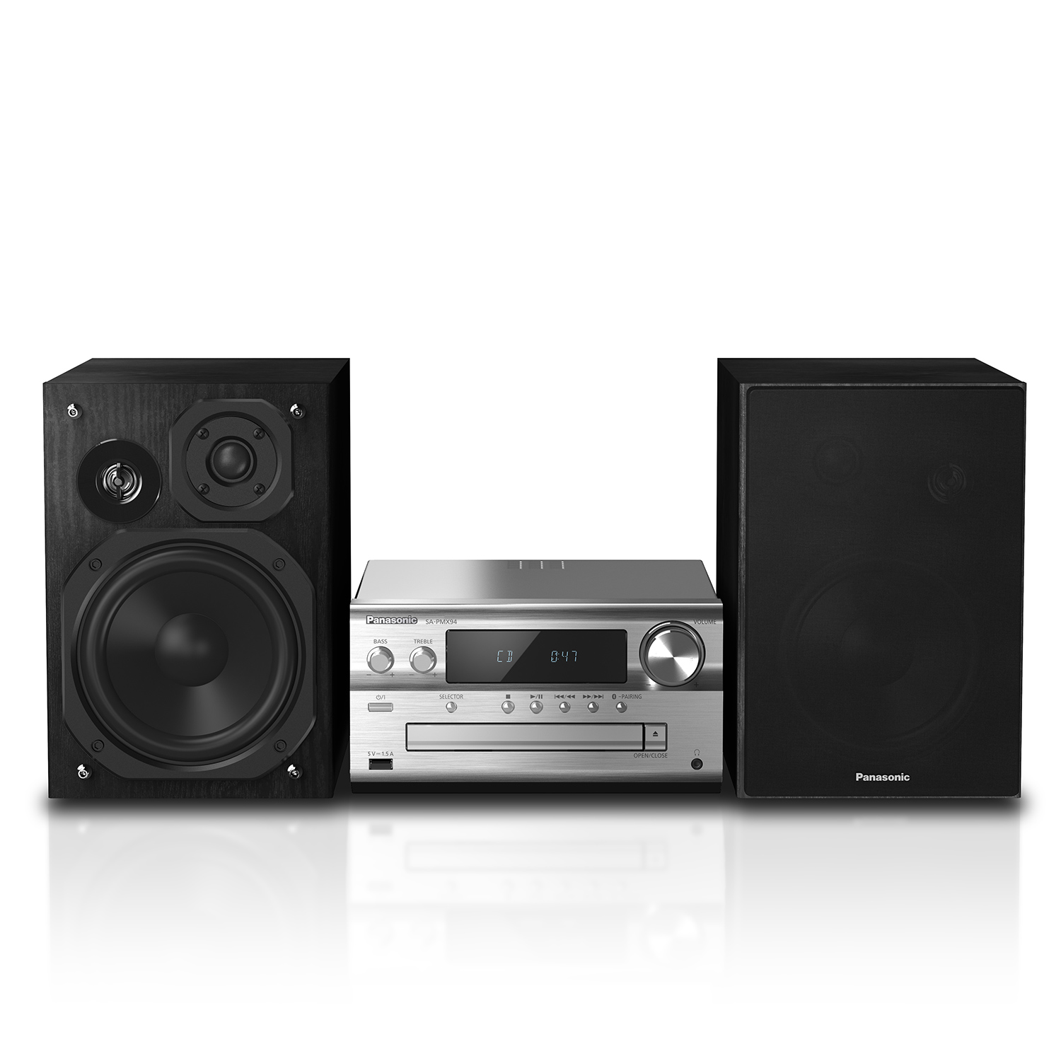 Panasonic SC-PMX94EG-S silber Micro HiFi System