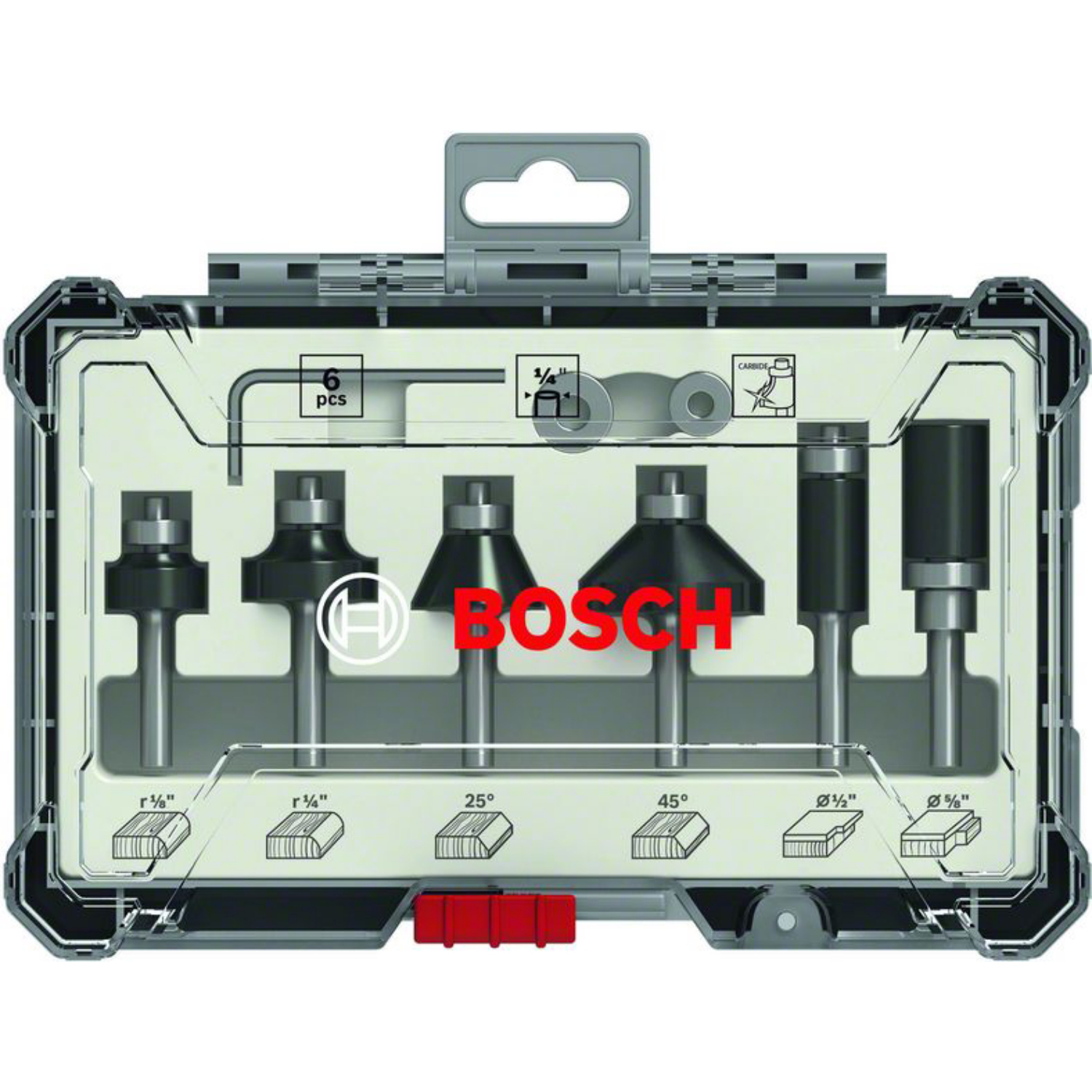 Bosch 6 tlg Trim&Edging Set ¼