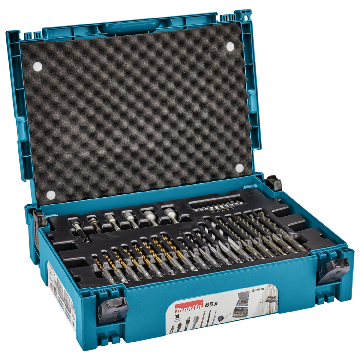 Makita Bohrer-/Bitset, 65-tlg. Makpac Bohr/Schraub Bit Set