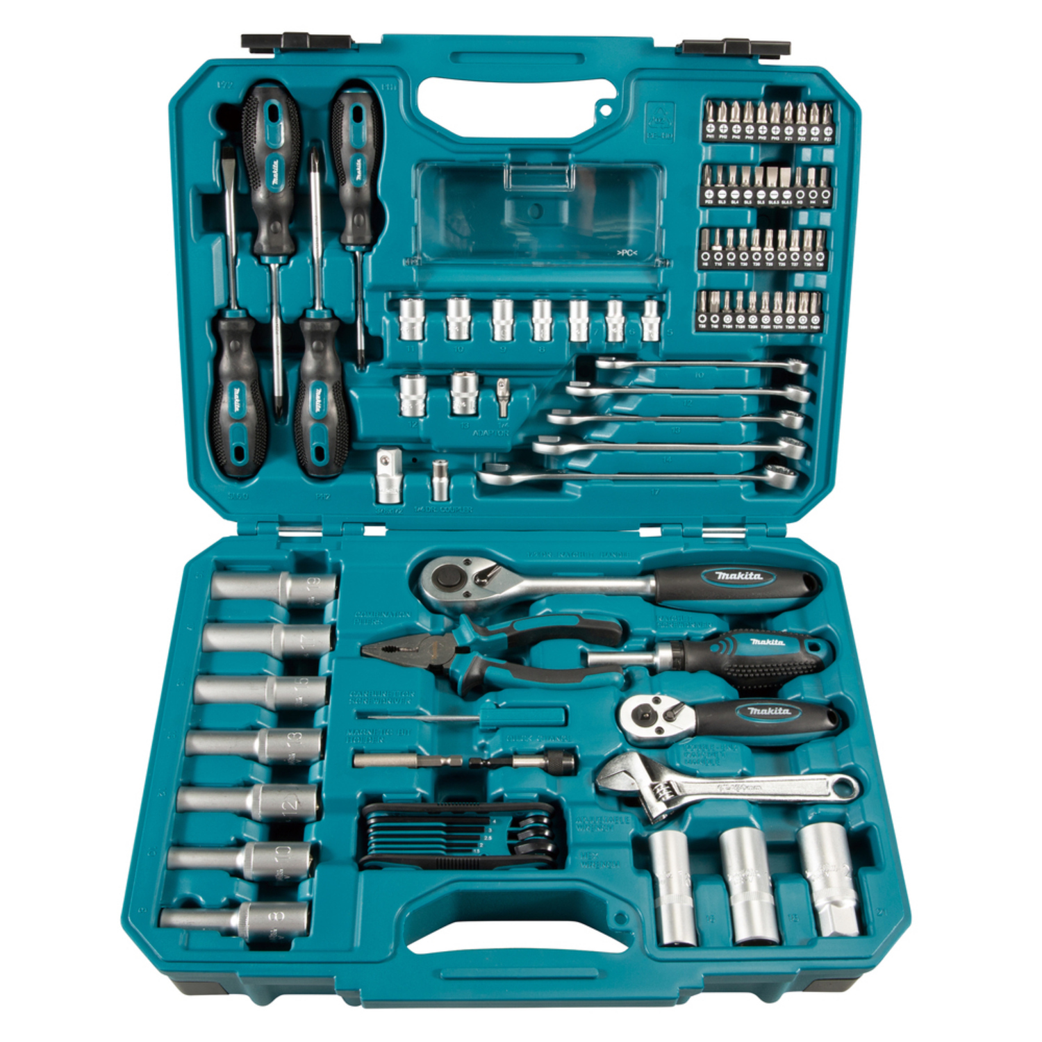 Makita E-08458 Handwerkzeug Set 87 Stück