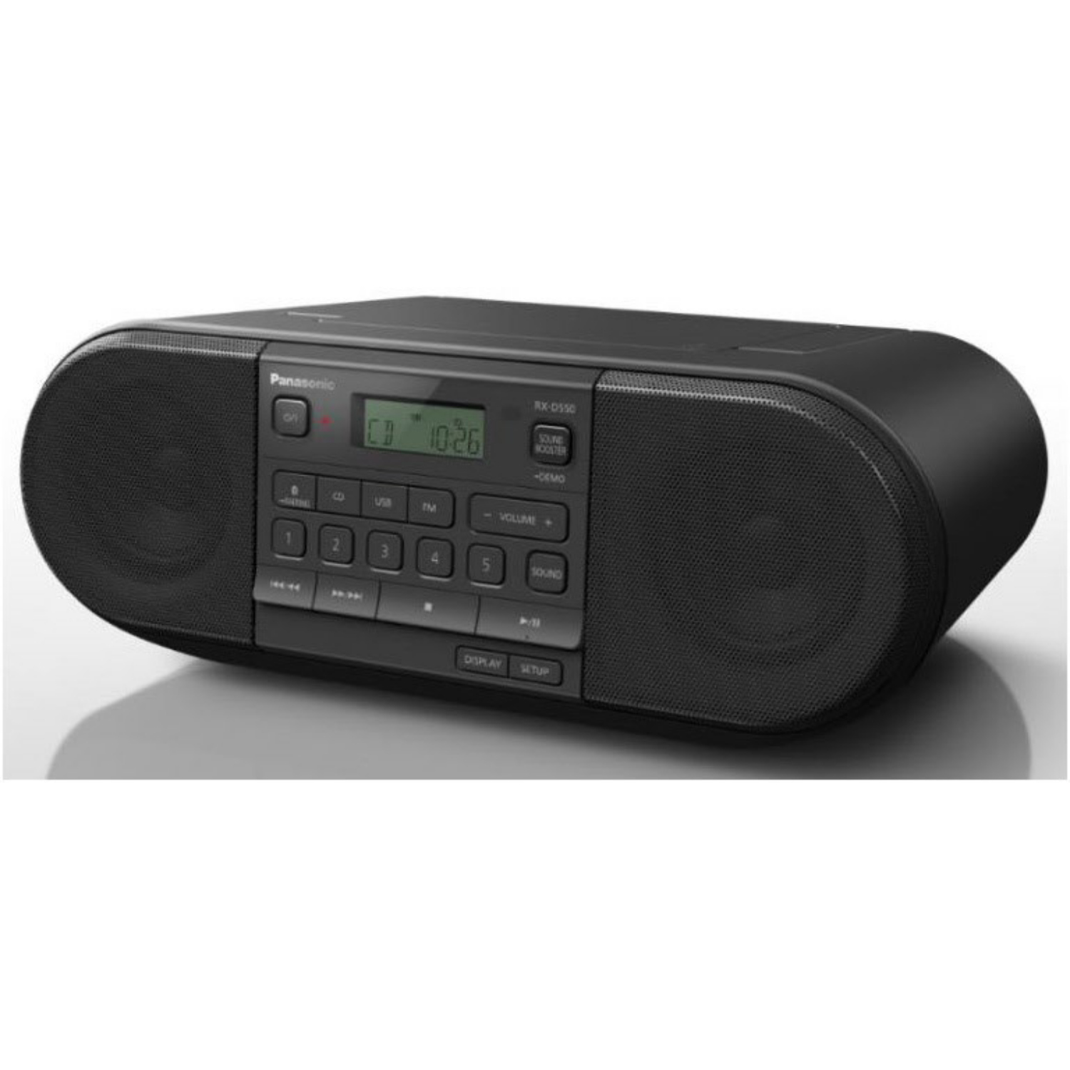 Panasonic RX-D550 schwarz CD/Radio-System