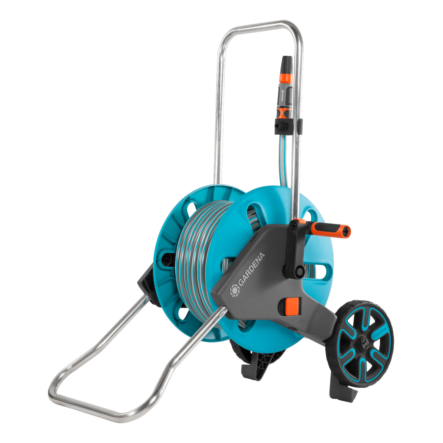 Gardena 1851320 Schlauchwagen CleverRoll M Set, Schlauchhalter mit Sch