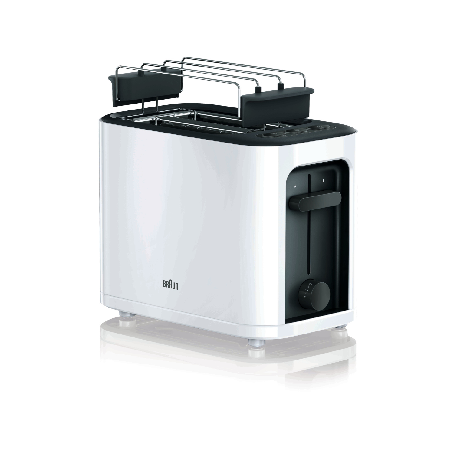 Braun HT 3010 WH PurEase Toaster weiß