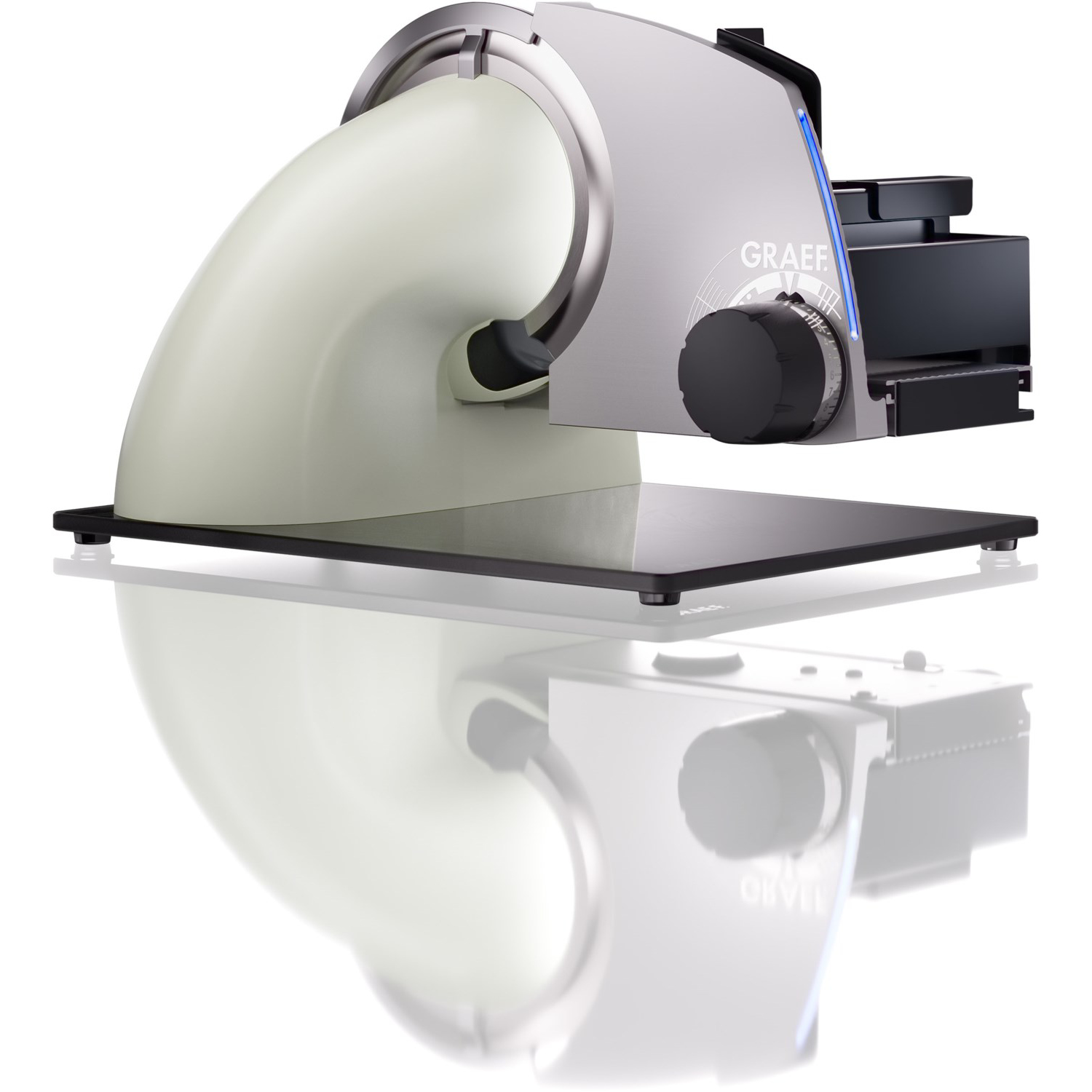 Graef Sliced Kitchen SKS 700 Allesschneider, weiß,