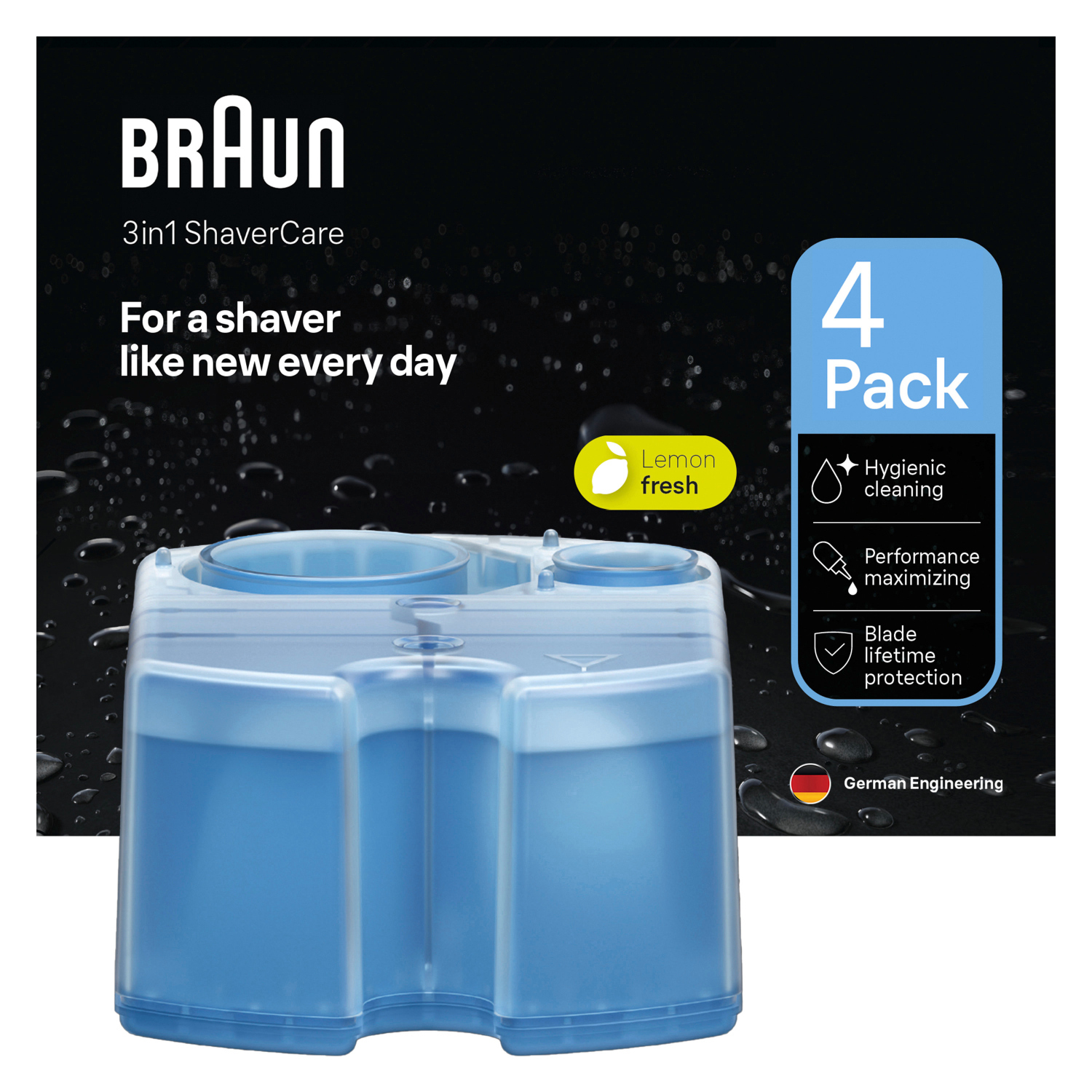 Braun CCR 4 Reinigungskartuschen 4er Pack