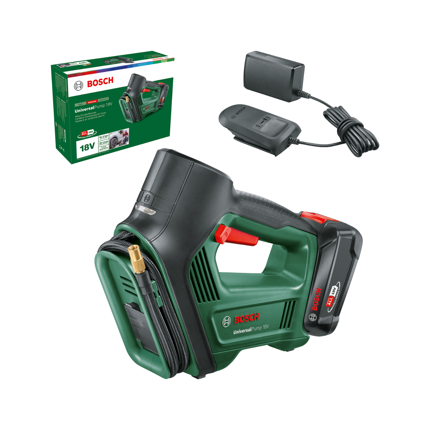 Bosch UniversalPump 18V Akku-Luftpumpe inkl. Akku