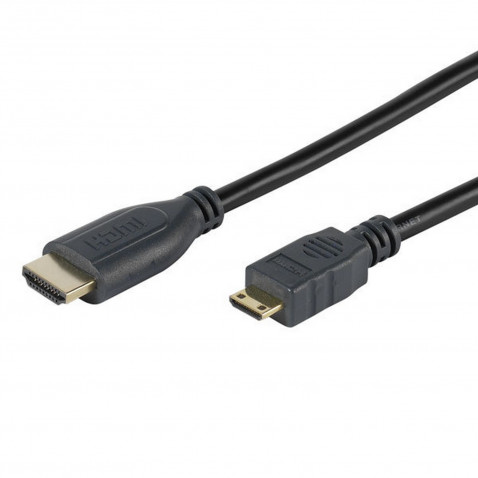 VIVANCO Mini High Speed Kabel 1,5m grau
