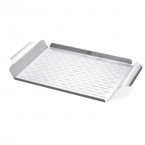 Weber Deluxe Grillpfanne, Edelstahl