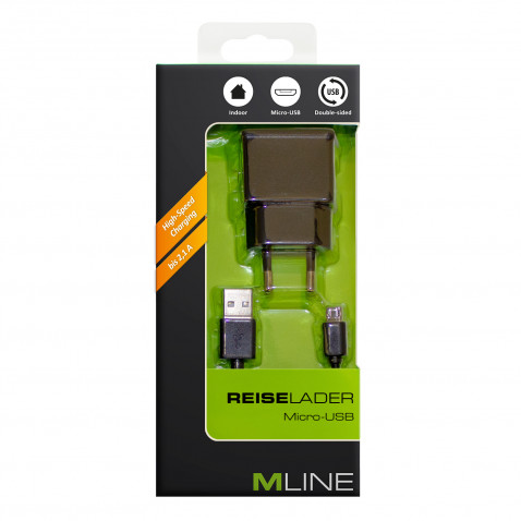 Mline Reiselader inkl. MicroUSB 2,1A