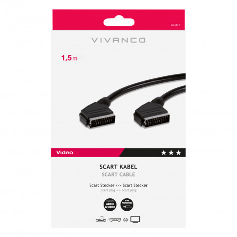 VIVANCO Scartverbindung 1,5m