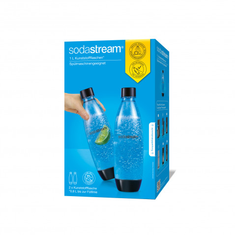 SodaStream Twinpack schwarz 1 Liter