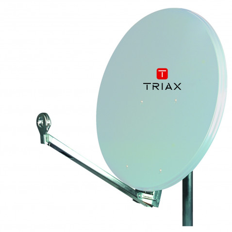 Triax AE 75 S lichtgrau inkl. Single LNB