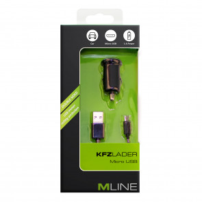 Mline Kfz Lader Micro USB schwarz