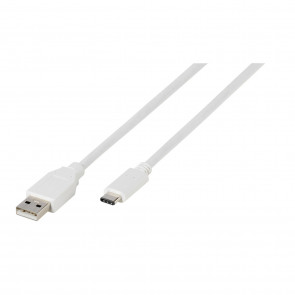 VIVANCO USB Typ C Kabel 1,2m weiß