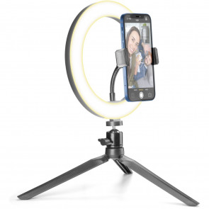Cellularline Selfi Tischstativ mit LED
