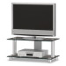 JUST-RACKS TV8552 AL BG Glas schwarz