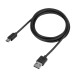 Mline Datenkabel Micro 2m schwarz
