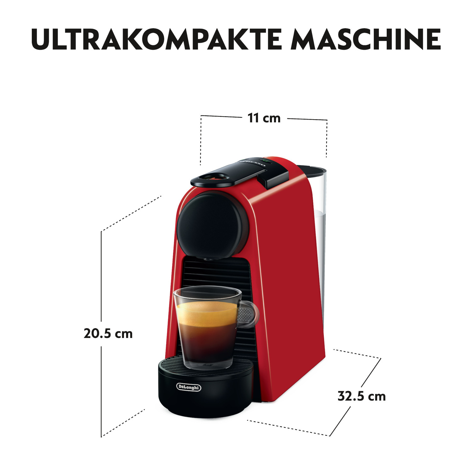 Delonghi EN85R Essenza Mini Red