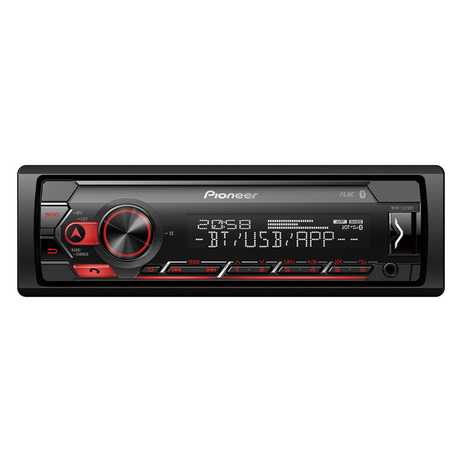 Pioneer MVH S320BT 1 DIN Autoradio electronic4you