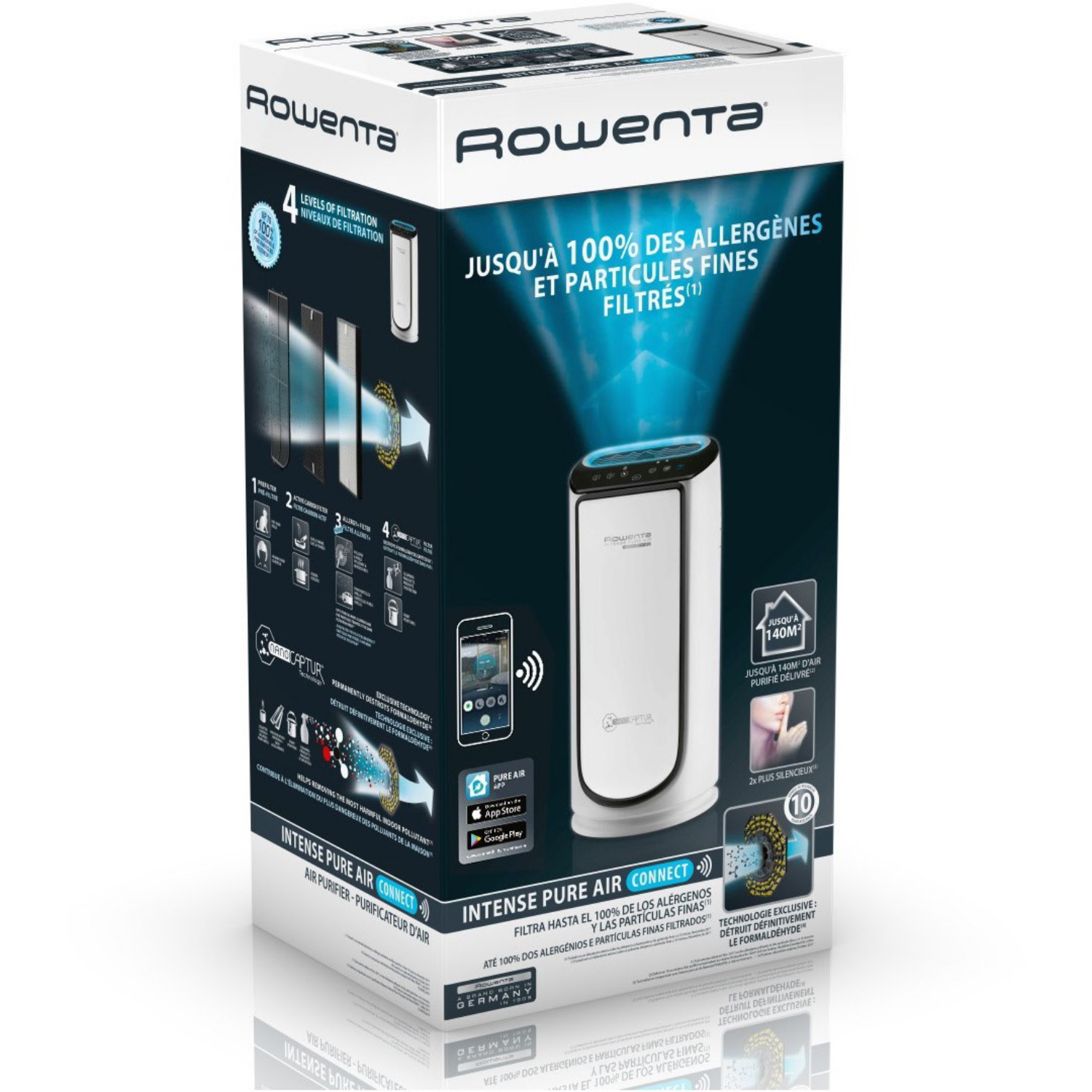 Rowenta PU6080 Intense Pure Air Luftreiniger WeiB