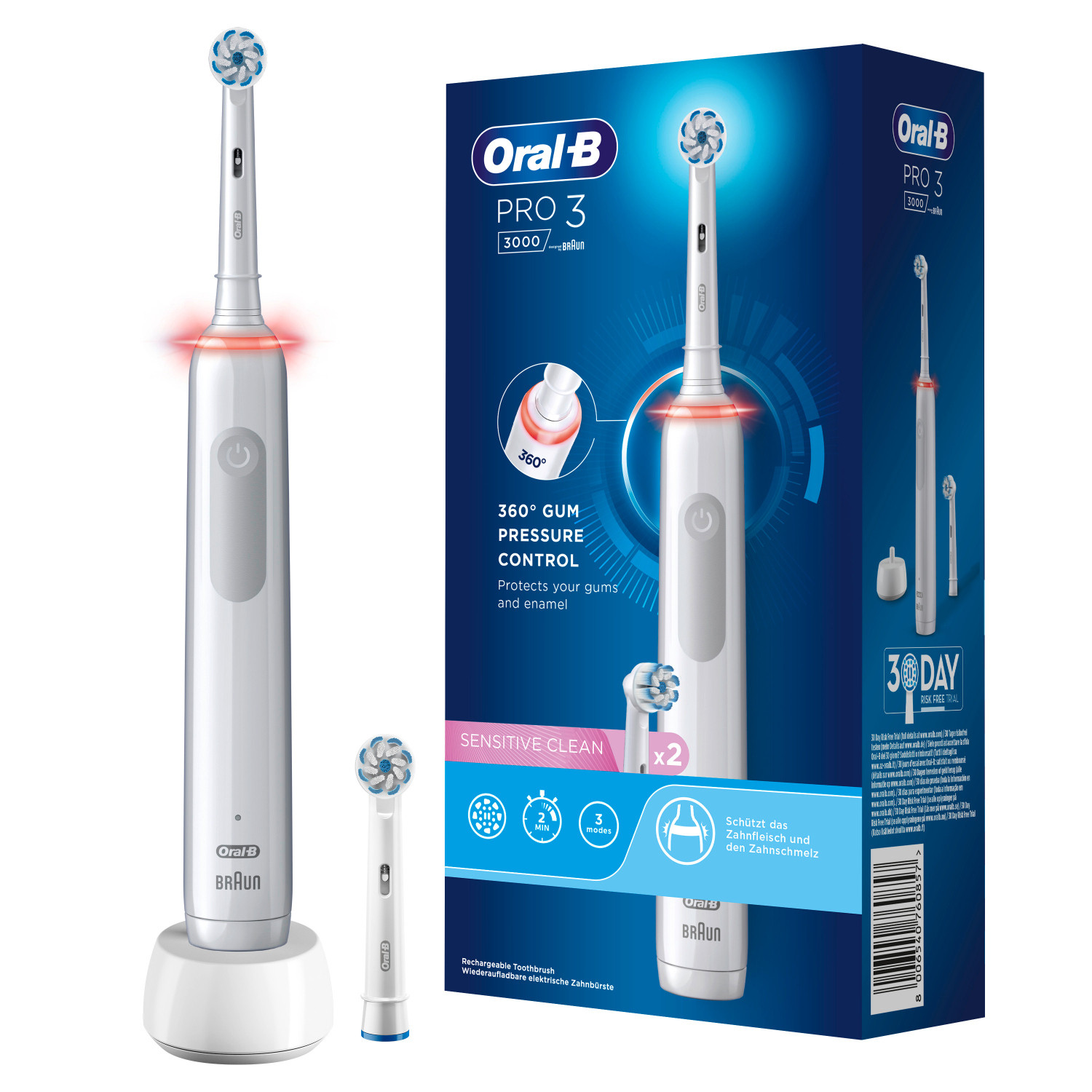 Oral B Pro 3 3000 Sensitive Clean White