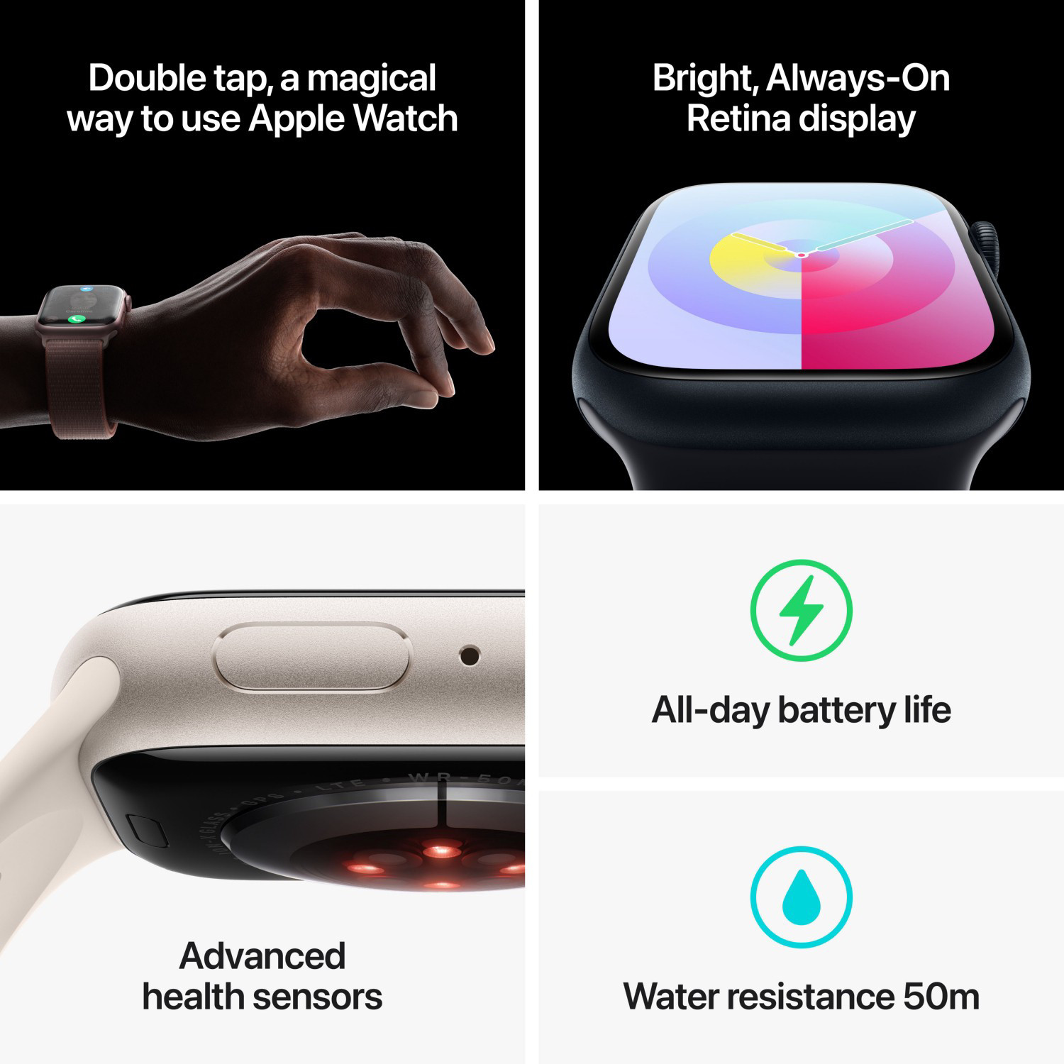 Apple Watch Series 9 LTE 45mm M L electronic4you