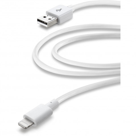 Cellularline USB Kabel 2m lightning weiß