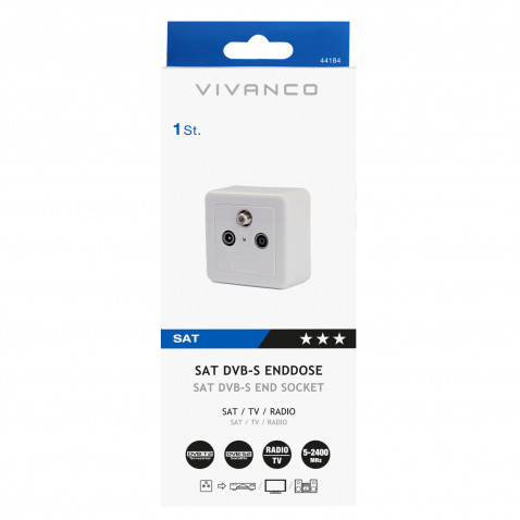 VIVANCO SAT Antennen Enddose