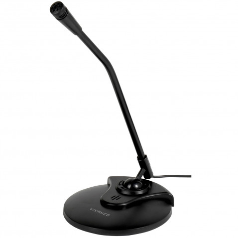 Vivanco Höhenverstellbares Tischmikrofon