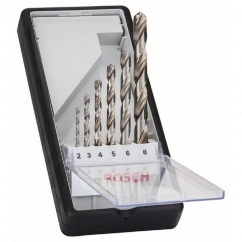 Bosch RobustLine 6 tlg. HSS-G 135° Bohre
