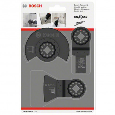 Bosch 3 tlg. GOP Basis-Fliesen-Set