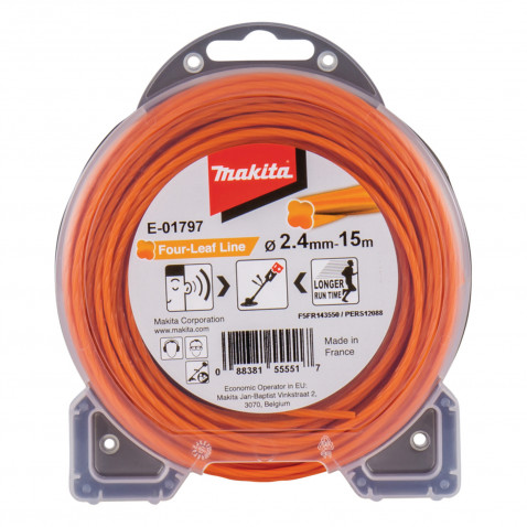 Makita E-01797 Mähfaden Ø 2,4 mm,15 m