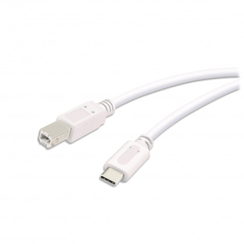 Vivanco USB-C <-> USB-B Kabel, 1,8m