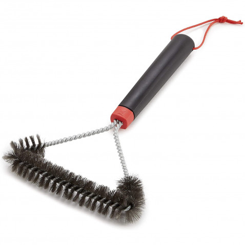 Weber Dreiseitige Grillbürste, 30 cm, 62