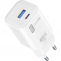 Cellularline Reiselader Dual 65W, weiss