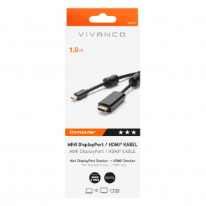 VIVANCO Mini DisplayPort-HDMI Kabel