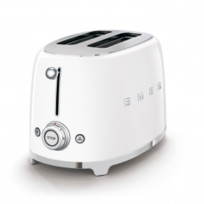 SMEG TSF01WHEU 2-Schlitz-Toaster Kompakt