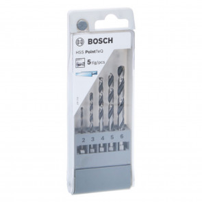 Bosch HSS PointTeQ Disp.5tlg Set