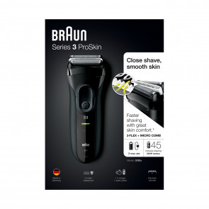 Braun Series 3 ProSkin - 3020s schwarz