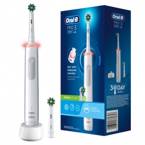 Oral-B Pro 3 3000 Cross Action White JAS