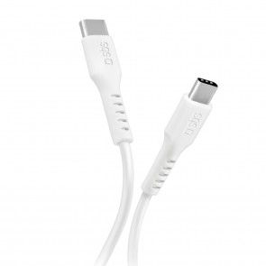 SBS USB-C – USB-C-Kabel 1m weiss