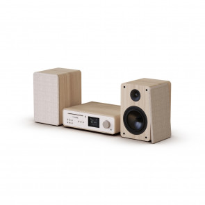 Pure Classic Stereo Coffee White/Oak