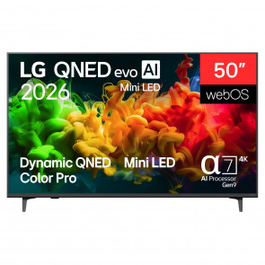 LG 50QNED80B6B 4K QNED evo MiniLED TV
