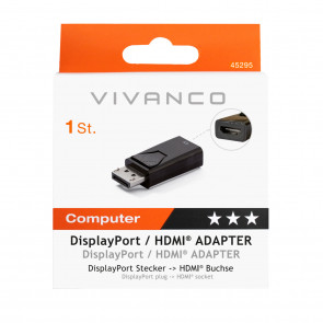 VIVANCO Displayport-HDMI Adapter schwarz