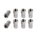 VIVANCO F-Stecker, 7,0 mm, 8 Stück