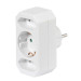 VIVANCO 3-fach Schuko / Euro Adapter