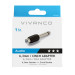 Vivanco Adapter 6,3 mm Klinke / Cinch